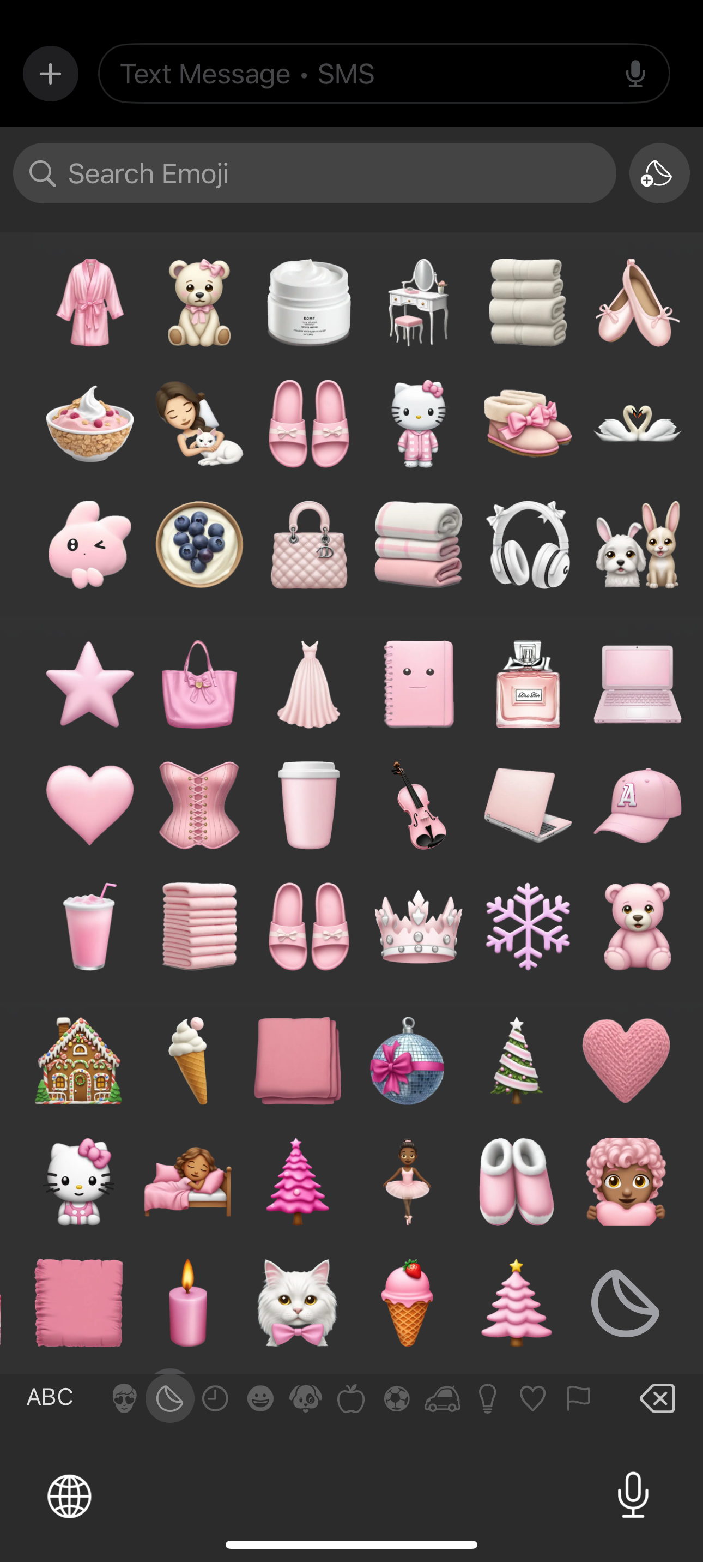 🎀 Pink Dreamland Emoji & Sticker Pack 🎀 – The Cutest PNGs for iMessages, Journals & More!